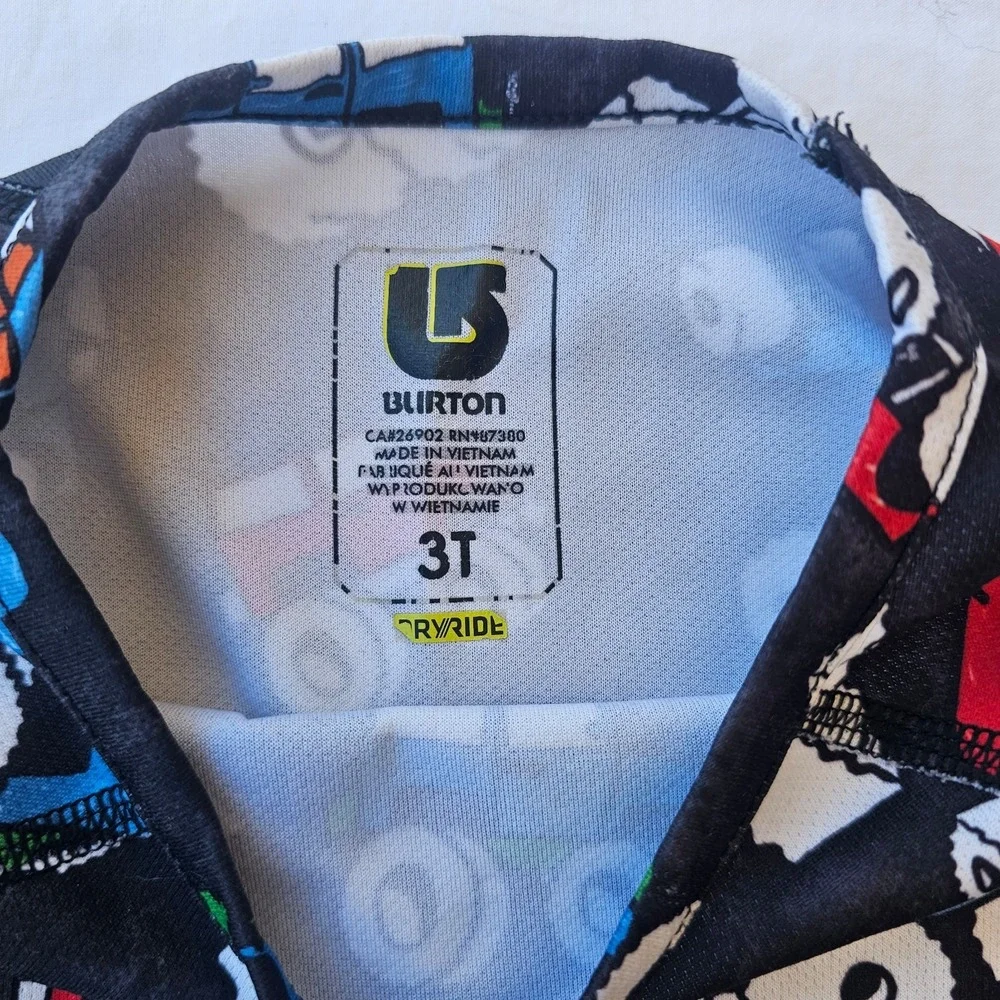 Burton dry ride long sleeve w/monster truck print - Picture 4 of 9